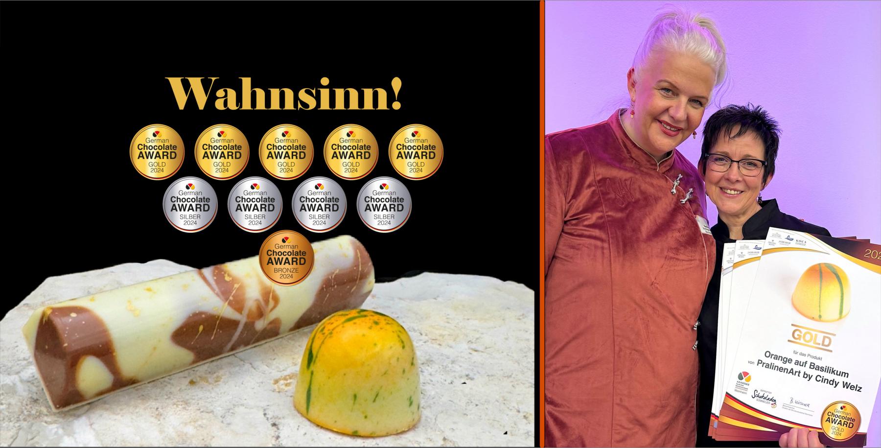 10 Auszeichnungen für PralinenArt