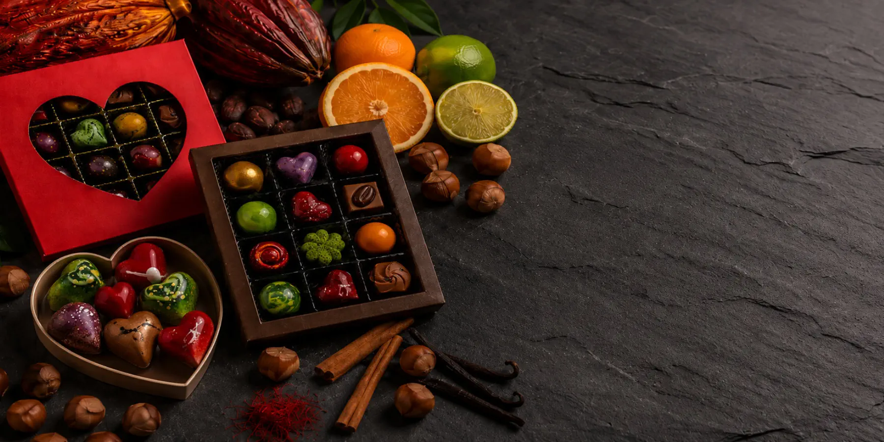 Pralinen Geschenkboxen
