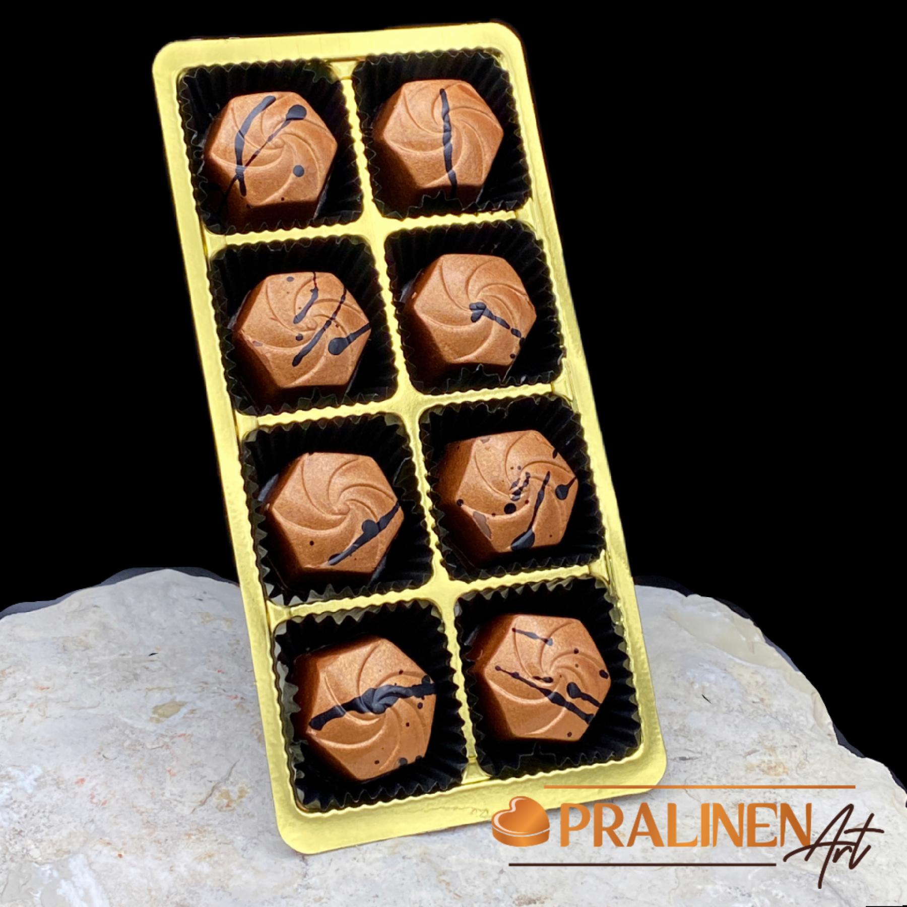 Schicht - Nougat - Pralinen aus Piemonter Haselnüssen (8 Stück)