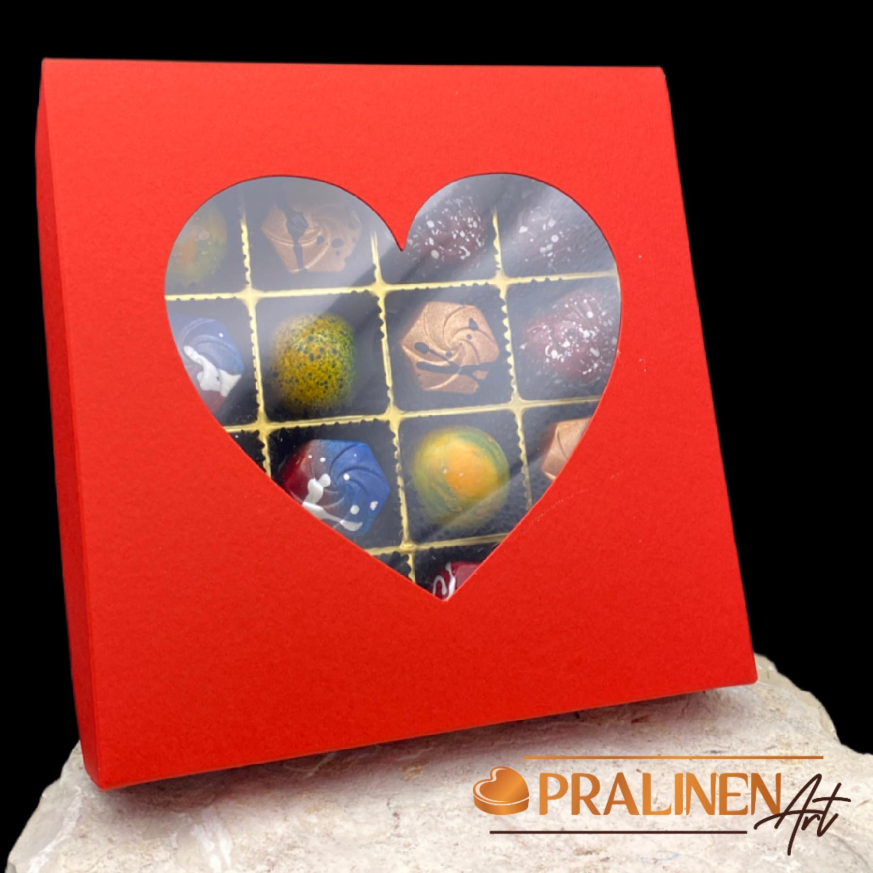 Heartbreaker - Die Edle Pralinenmischung in roter Herzverpackung von PralinenART