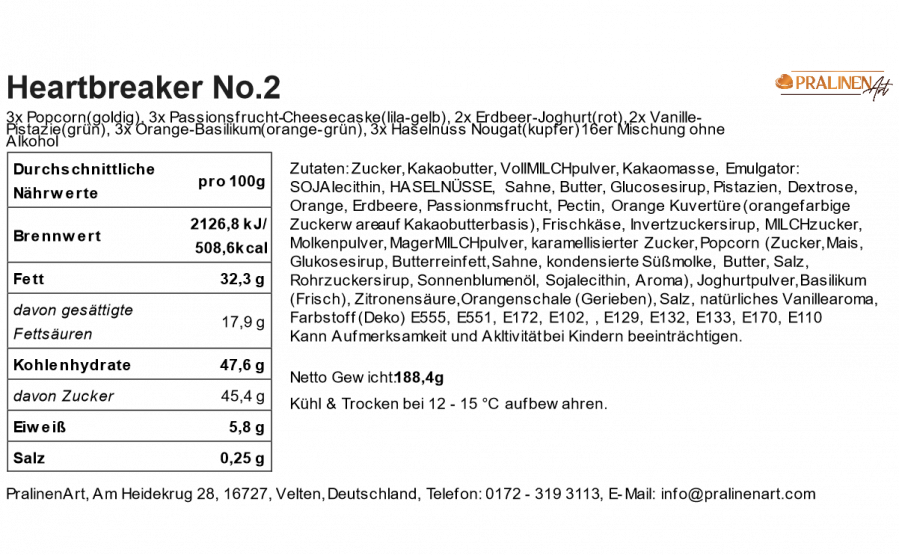 PralinenArt Heartbraeker No. 2 
