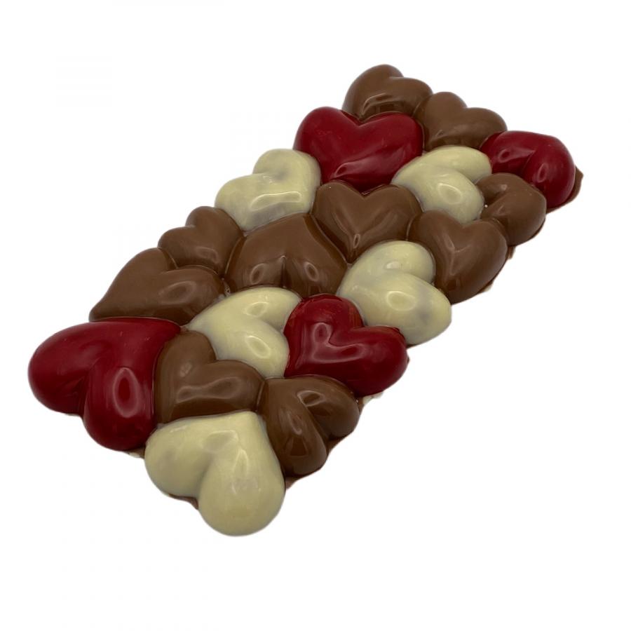 Sweet Love - Herztafel aus Belgischer Vollmilchschokolade