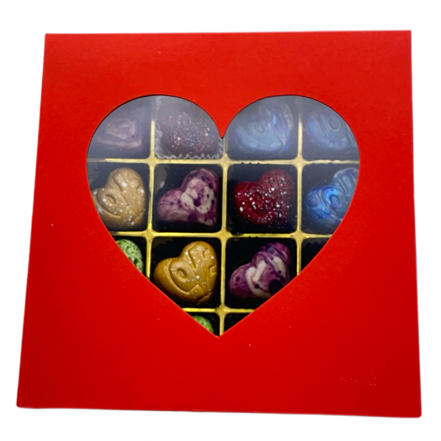 handgemachte Herzpralinen von Pralinen als besondere Geschenke