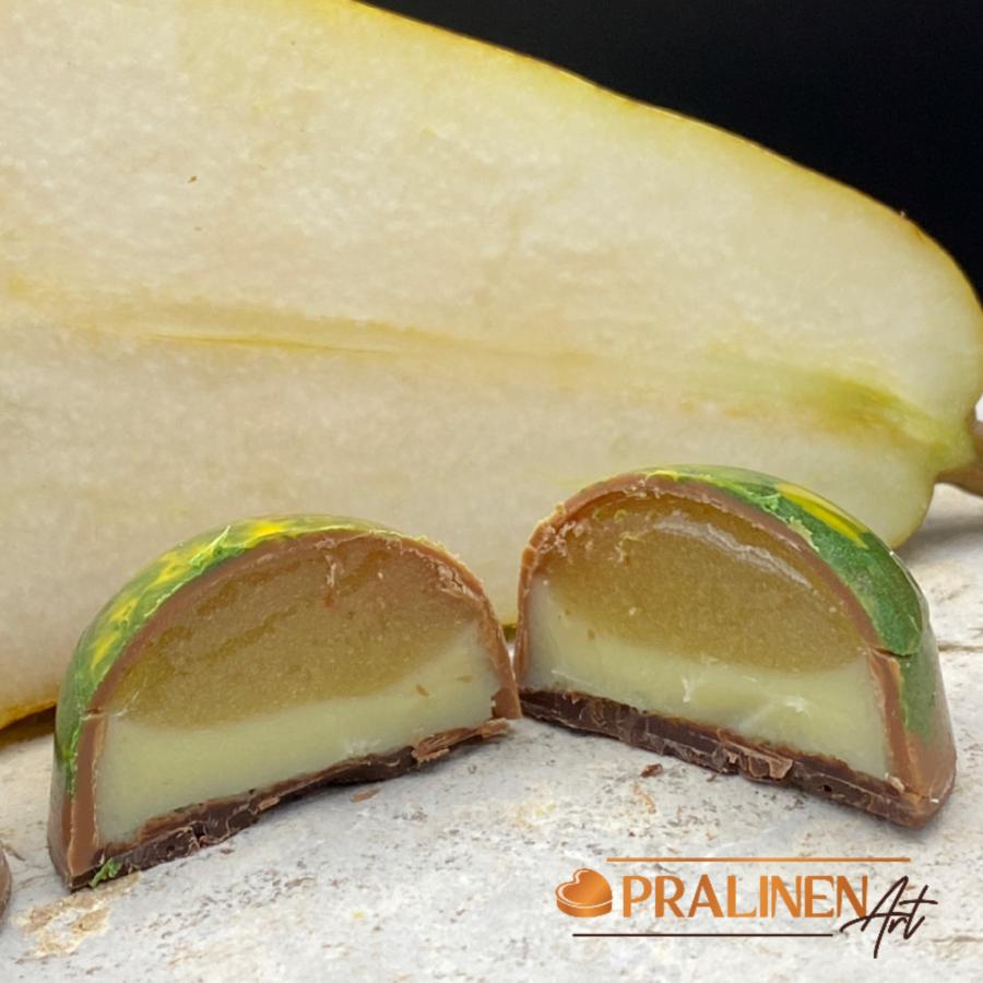 Williams-Christ Birne | mit Birnenbrand | 4 handgefertigte Pralinen