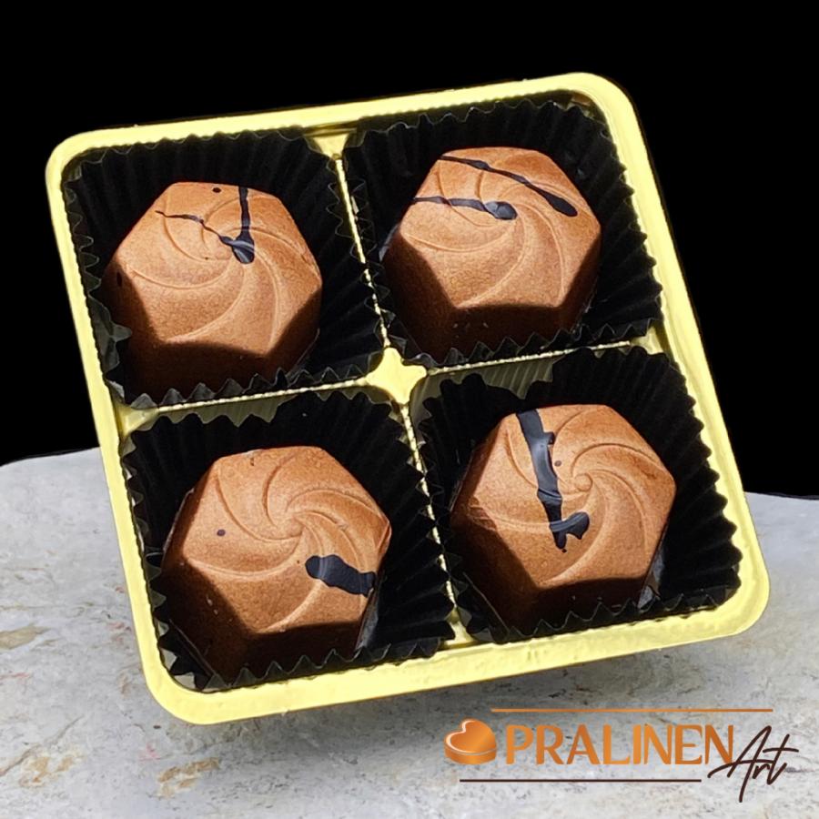 Haselnuss Gianduja-Nougat von PralinenArt Schichtnougat