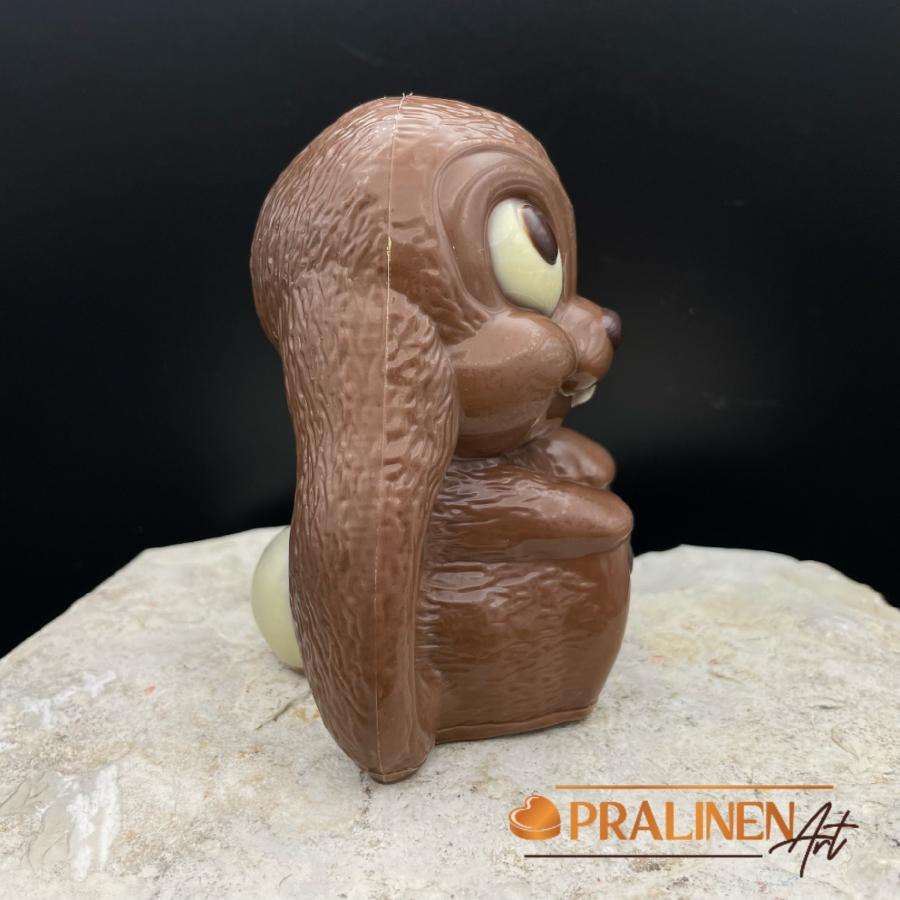 niedlicher Schokohasen bestellen aus Belgischer Schokolade weiße Schokolade