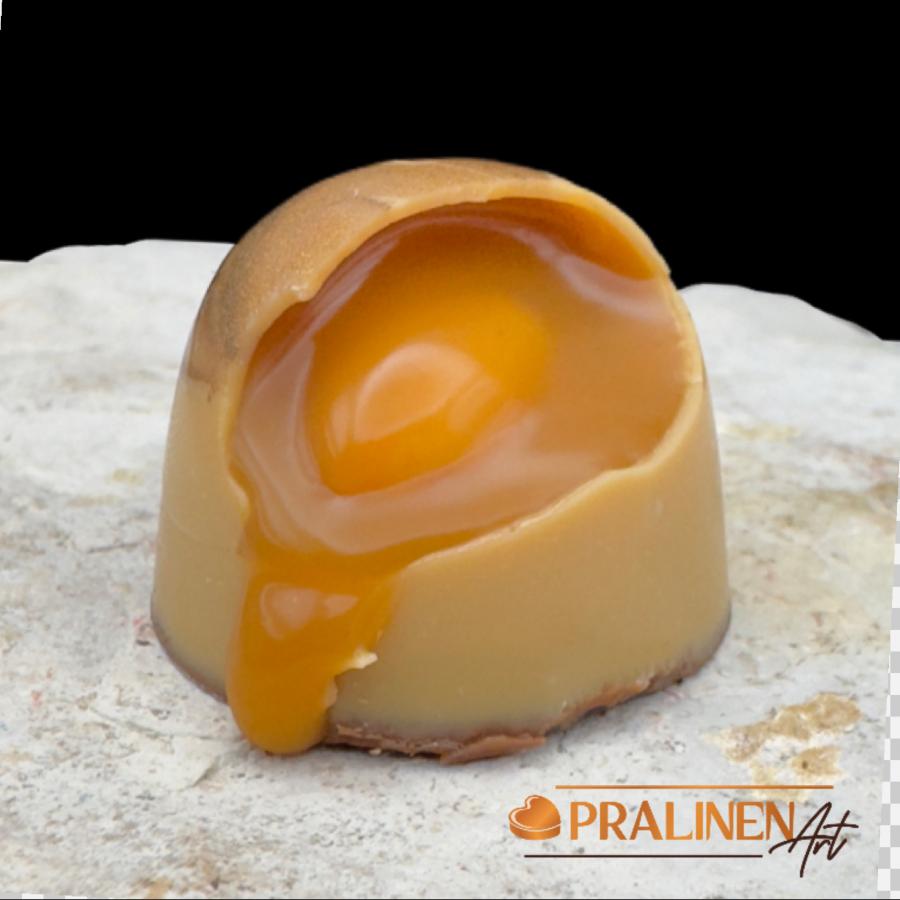 4 handgemachte Pralinen gesalzene Erdnuss + Karamell