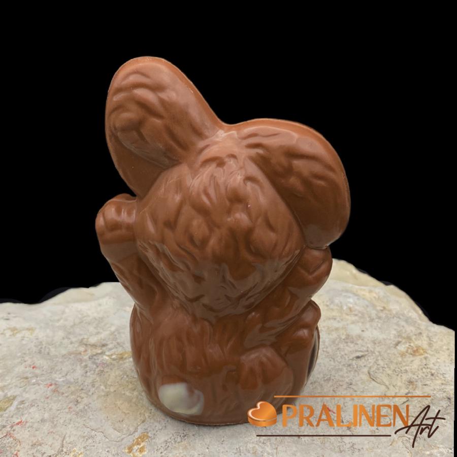 Schokohase mit zarter Belgischer Vollmilch und weißer Schokolade Emmi von PralinenArt