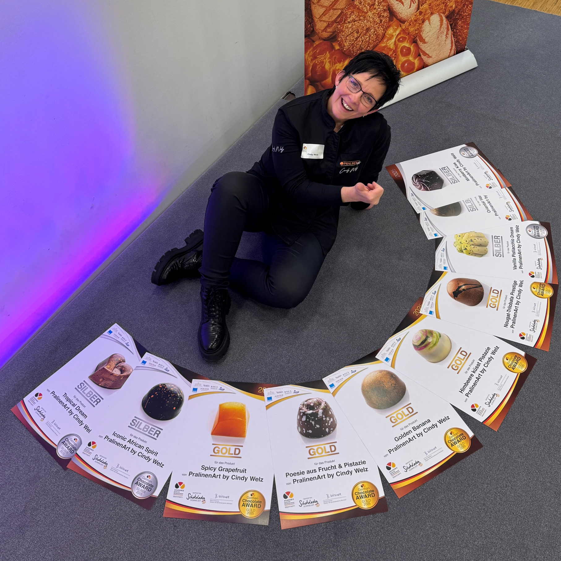 German Chocolate Award 2025 – 5x Gold und 5x Silber für meine Pralinen von PralinenArt