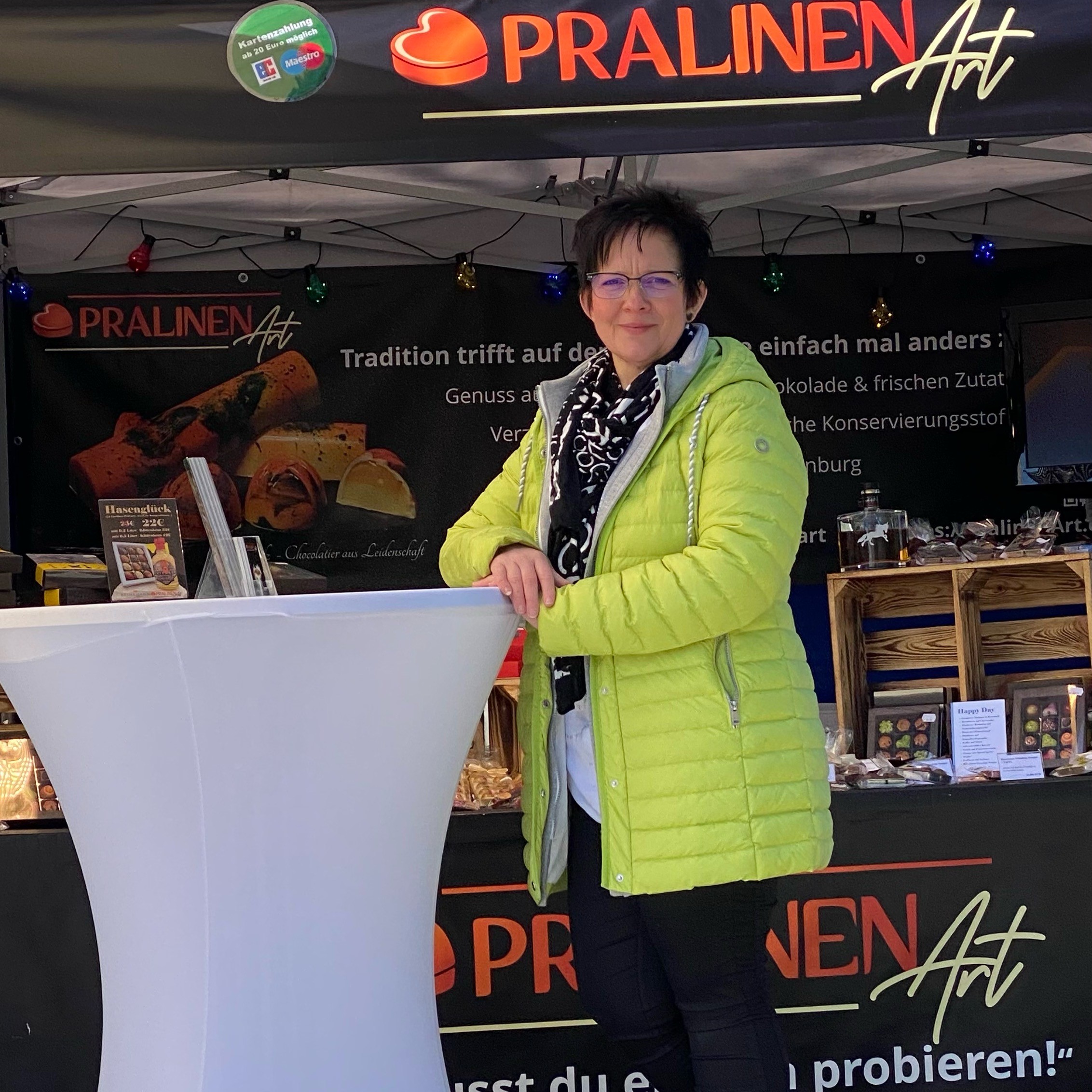 PralinenArt ist am 6. Mai auf der Frühlingsmeile in Rudow
